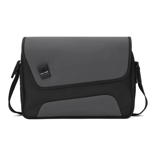 PIERRE CARDIN Ткань Курьерская Сумка Сумка через плечо Сумка на плечо Унисекс Черная