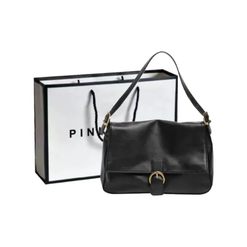 PINK·LAND ПУ (полиуретан) Сумка через плечо Женская Черная