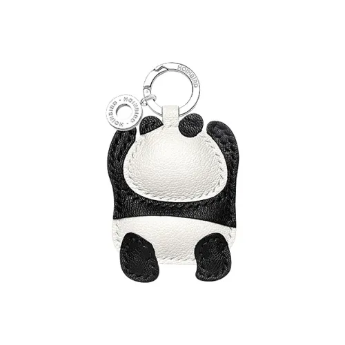 After the bird Ручная работа Подвески из натуральной овечьей шкуры кожа унисекс черный белый