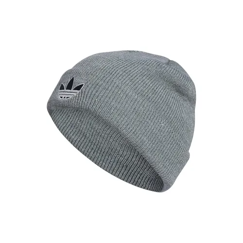 Adidas Полиэстер Резина Эластан Нейлон Шапки-бини Мужской Темно-серый