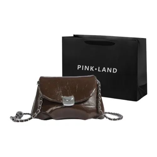 PINK·LAND ПУ (полиуретан) Сумка через плечо Стандартная Женская