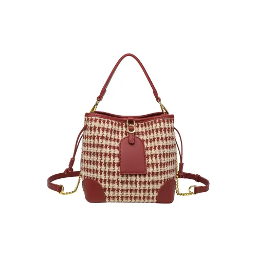 OUZIHUANG Искусственная кожа Сумка через плечо Одно плечо Женская Красная