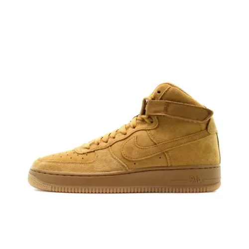 Nike Air FORCE 1 Air Force 1 High Топ Кроссовки для скейтбординга Женские Пшеница