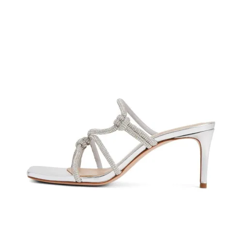 Schutz Слипоны Женские Серебряные