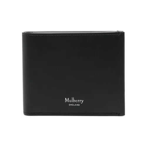 Mulberry Телячья кожа Кошелек Мужской Черный