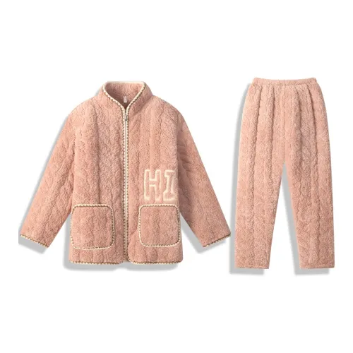 Fadaiqi Пионово-розовый Женские Пижамные Комплекты