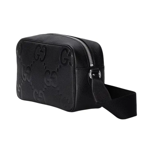 GUCCI Кожа Курьерская Сумка Сумка через плечо Средняя Мужская Черная