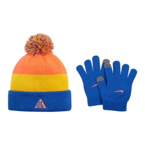 Nike Хлопок Шапки-бини Детские Многоцветные