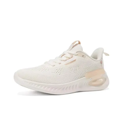 361° Slip-Resistant Low-Top Беговые кроссовки Женские Белые Золотые