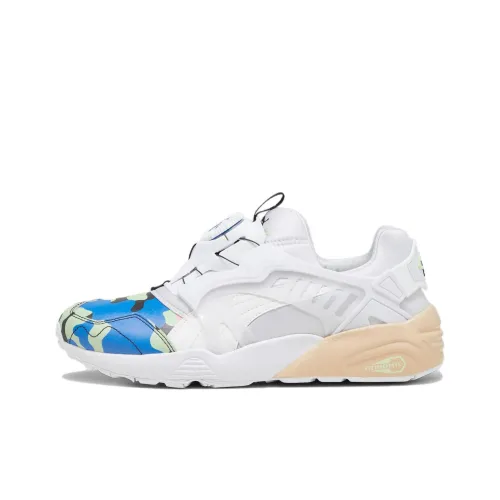 PUMA Disc Blaze Low Топ Casual Унисекс Белый Синий