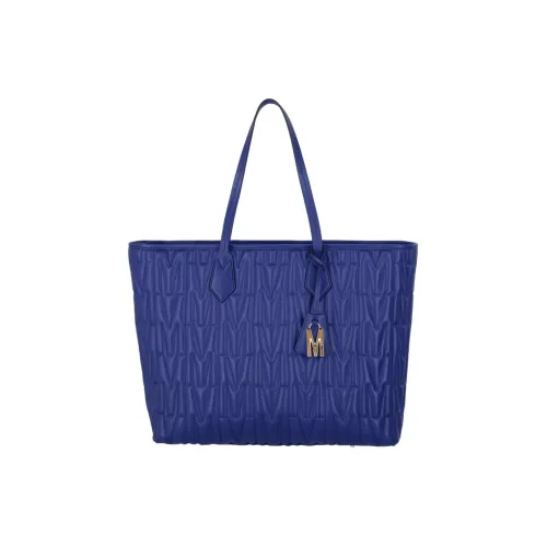 MOSCHINO Полиолефиновая сумка-тоут сумка для покупок сумка через плечо женская синяя