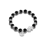 Браслет с бусинами Китайский Благоприятные Животные [Черный]