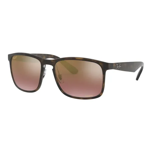 RayBan Nylon Square Солнцезащитные очки Женские Tortoiseshell