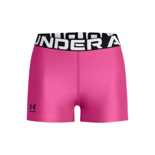 Under Armour HeatGear Розово-красные Женские Шорты для Йоги