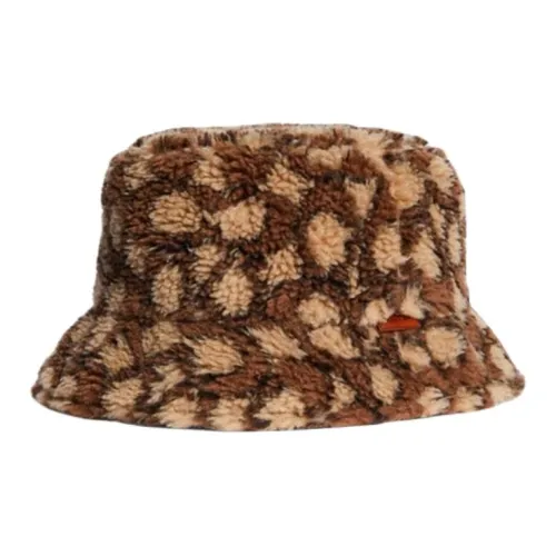 COACH Полиэстер Хлопок Коровья кожа Шляпы ведра Мужской Коричневый