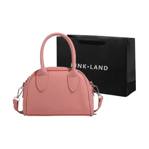 PINK·LAND ПУ (полиуретан) Ручная сумка Сумка через плечо Стандартная Женская Розовая Белая Черная