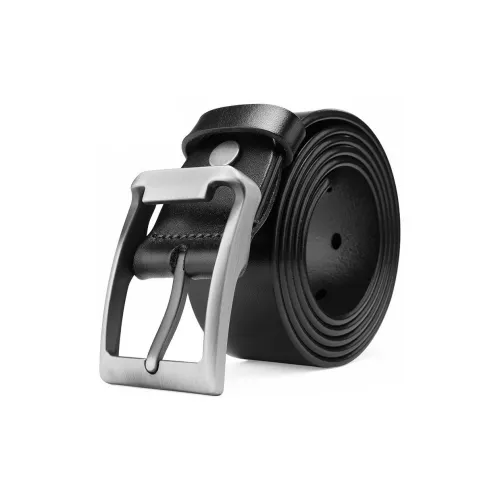 Cows Reign Однослойный ремешок из натуральной коровьей кожи мужской ширина 3,7 см