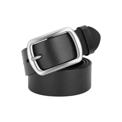 Cows Reign Титан Пряжка Ремни из коровьей кожи с текстурой мужские ширина 3,7 см