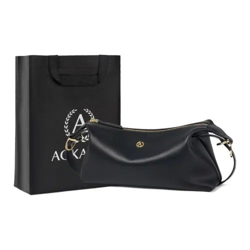 AOKANG Сумка из коровьей кожи Baguette сумка через плечо плечевая сумка большая женская классический черный карамельно-коричневый кремовый абрикос