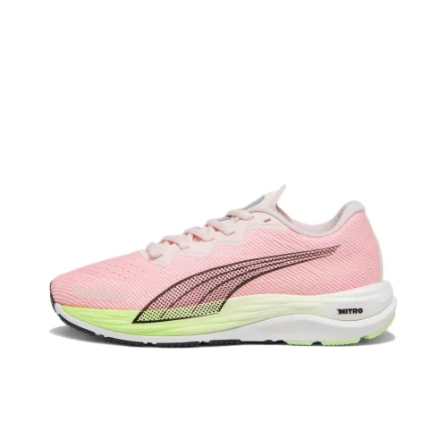 PUMA Slip-resistant Abrasion-resistant Low-top Беговые кроссовки Женские Розовые