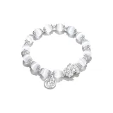 Браслет с бусинами Китайский Благоприятные Животные [Белый]