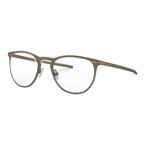 Oakley Титановый сплав Нерегулярная форма Оправа для очков Унисекс Коричневый