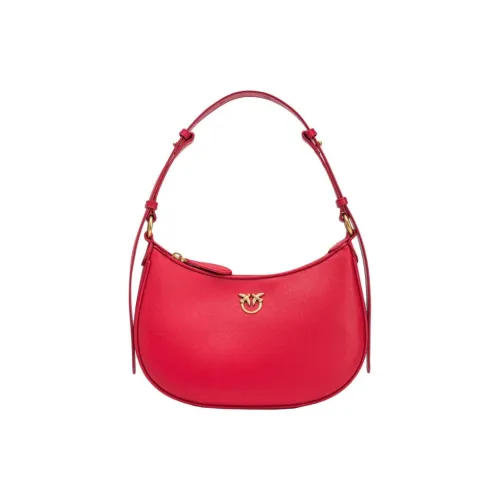 PINKO Love Birds series Телячья кожа Сумка через плечо Женская Красная