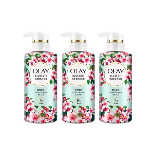 Olay Японский стиль Вишневый цветок Аромат Гель для душа Чистка 300г*3 550г*3