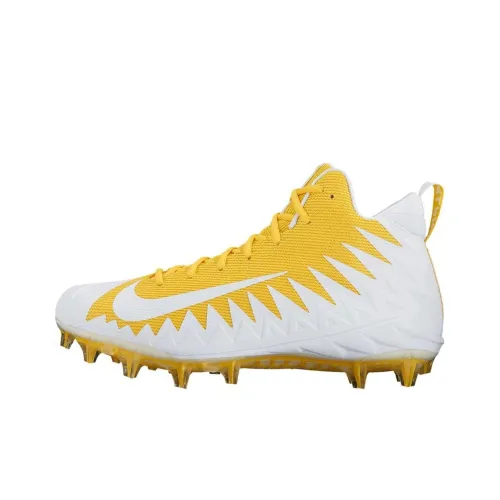 Nike Alpha Menace Pro MID Дышащий и Легкий MID Топ Тренировочные Кроссовки Мужские Белый Желтый