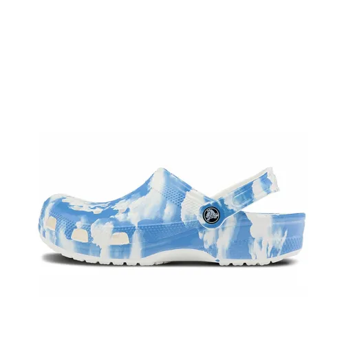 Crocs Classic Clog Пляжные сандалии Унисекс Синий Белый
