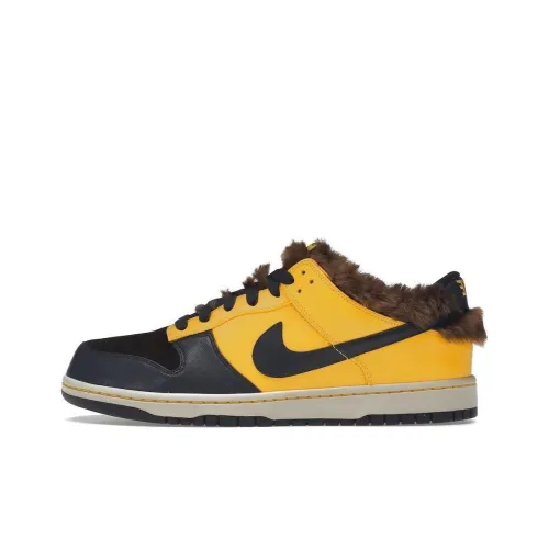 Nike Dunk Slip-Resistant Abrasion-Resistant Low Top Skateboard Shoes Unisex Black Yellow Найк Dunk противоскользящие устойчивые к истиранию низкие топ скейтборд обувь унисекс черный желтый