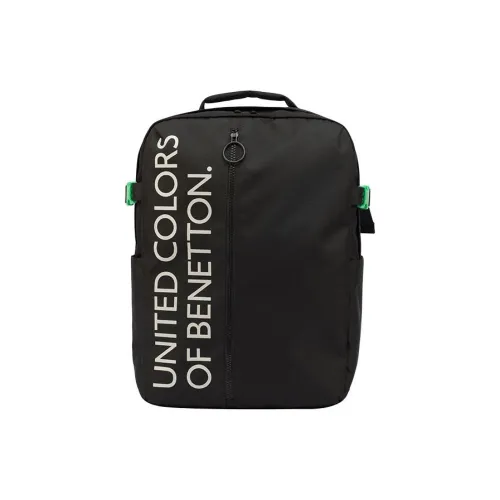 UNITED COLORS OF BENETTON Полиэстер Рюкзак Средний Женский Ночной Черный