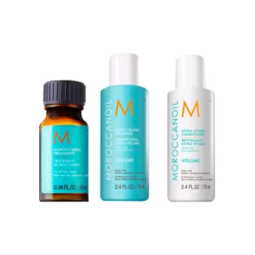 Moroccanoil Классический уход за волосами Наборы шампунь и кондиционер Чистка Контроль пушистости Сглаживание 10мл+70мл+70мл