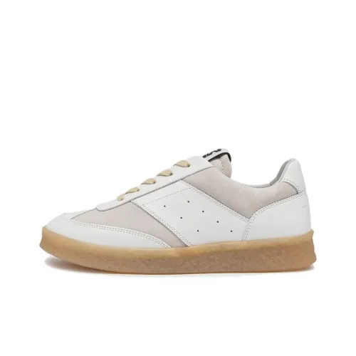 MM6 Maison Margiela совместный бренд Корт Низкий Топ Стильные Скейтбординги Белый
