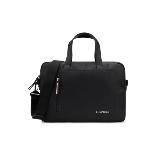 Tommy Hilfiger Искусственная кожа Ноутбук Сумка Средний Мужской Черный