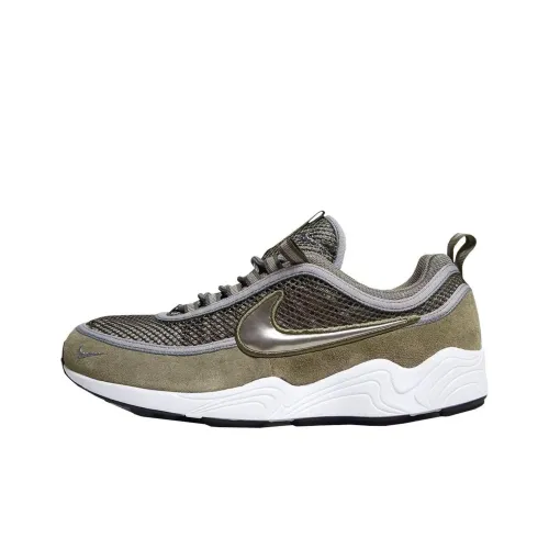 Nike Air Zoom Spiridon 16 Slip-resistant Abrasion-resistant Low-top Беговые кроссовки Мужские Зеленый Белый