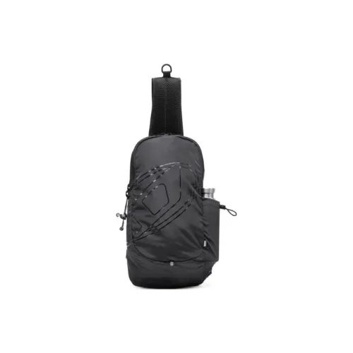 DIESEL Полиэстер Сумка через плечо Мужская Черная