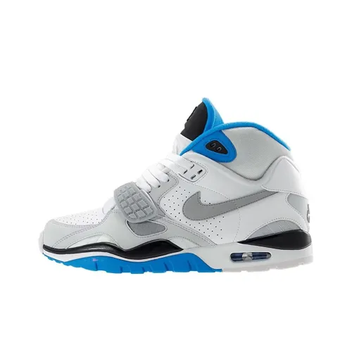 Nike Air Trainer SC Slip-resistant Abrasion-resistant High Top Training Shoes Unisex Blue White Найк Эйр Трейнер SC Противоскользящие Устойчивые к истиранию Высокие Кроссовки для тренировок Унисекс Синий Белый