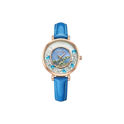 STRAVELING MUZEUM Кварцевый механизм Женские часы 33мм*33мм*13мм Жемчужная раковина Цвет