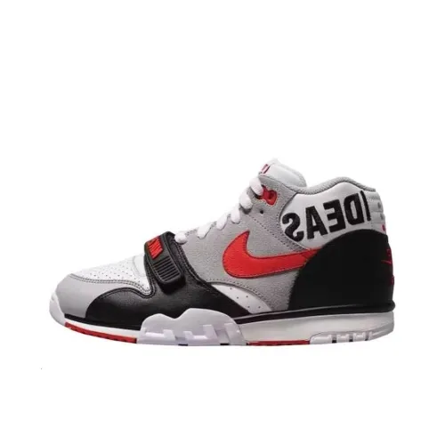 Nike Air Trainer 1 Амортизация Износостойкий MID Топ Кроссовки для тренировок Мужские Черные Серые