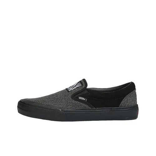 VANS Slip On Series BMX Low Top Скейтборд Кроссовки Unisex Черный