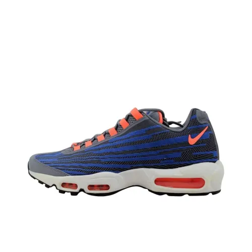 Nike Air Max 95 Амортизация Низкий Топ Повседневная Обувь Мужская Синие Серые