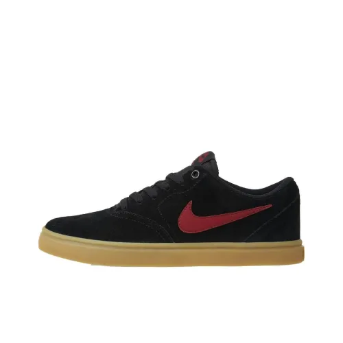 Nike SB Check Slip-Resistant Shock Absorbers Lightweight Low-Top Скейтборд Кроссовки Мужские Черные