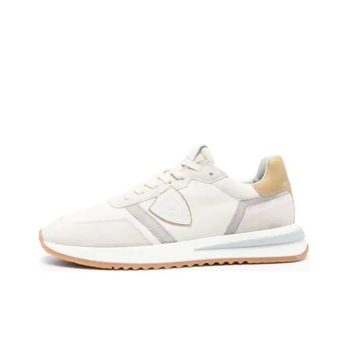 PHILIPPE MODEL Низкий топ Повседневная обувь Мужская Серый Белый