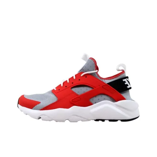 Nike Air Huarache Slip-resistant Abrasion-resistant Low Top Беговые кроссовки Унисекс Серый Красный