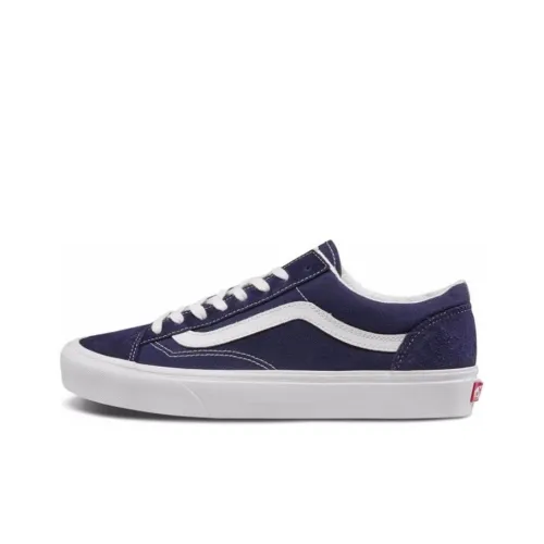 VANS Style 36 Series Низкие Скейтборд Кроссовки Унисекс Синий