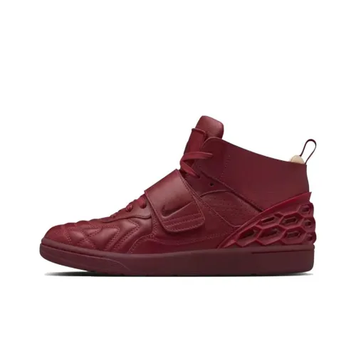 nike Tiempo Vetta Амортизация Износостойкий MID Топ Винтажные баскетбольные кроссовки Унисекс Красный
