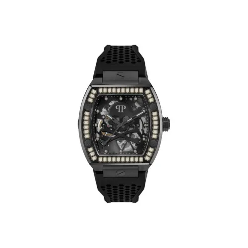 PHILIPP PLEIN Механический механизм Мужские часы 44 мм Черный