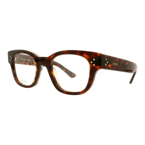 CELINE Ацетат Нерегулярная форма Оправы для очков Мужской Черепаховый