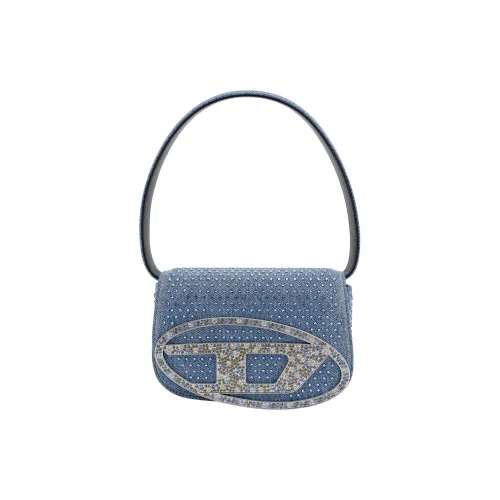DIESEL Деним Сумка Сумка через плечо Женская Синяя